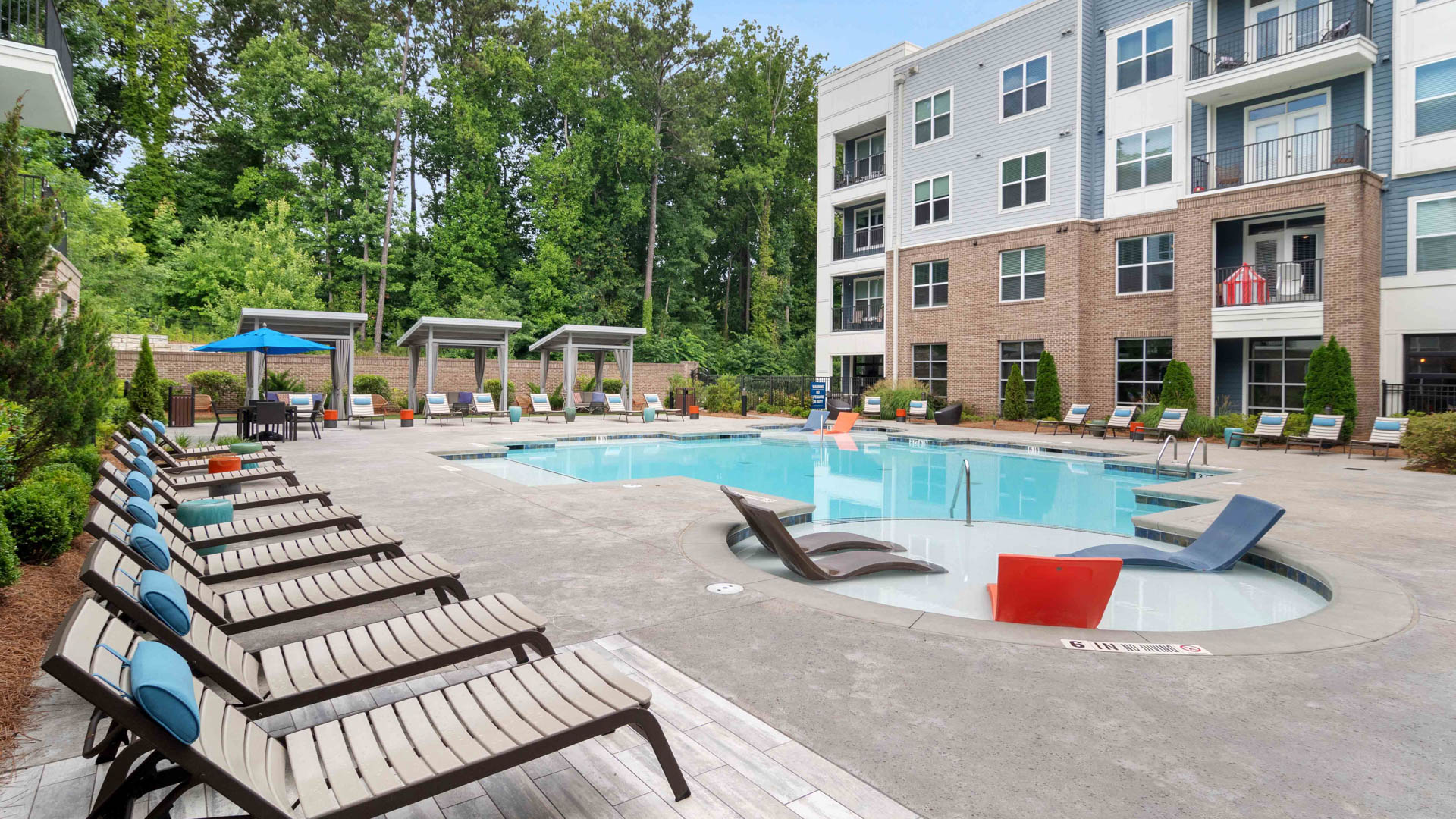 Pool at Juniper Sandy Springs Apartments (1 of 2)