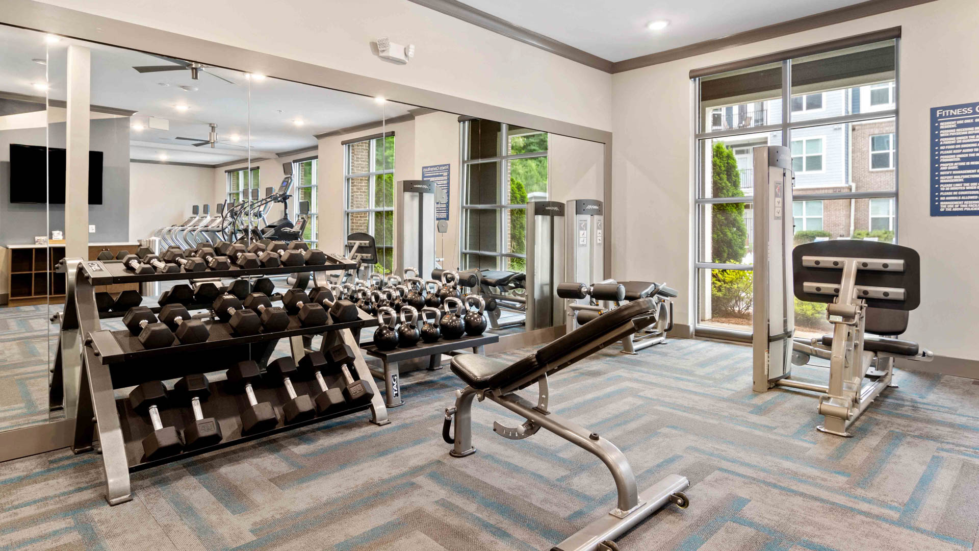 Gym at Juniper Sandy Springs Apartments (1 of 3)