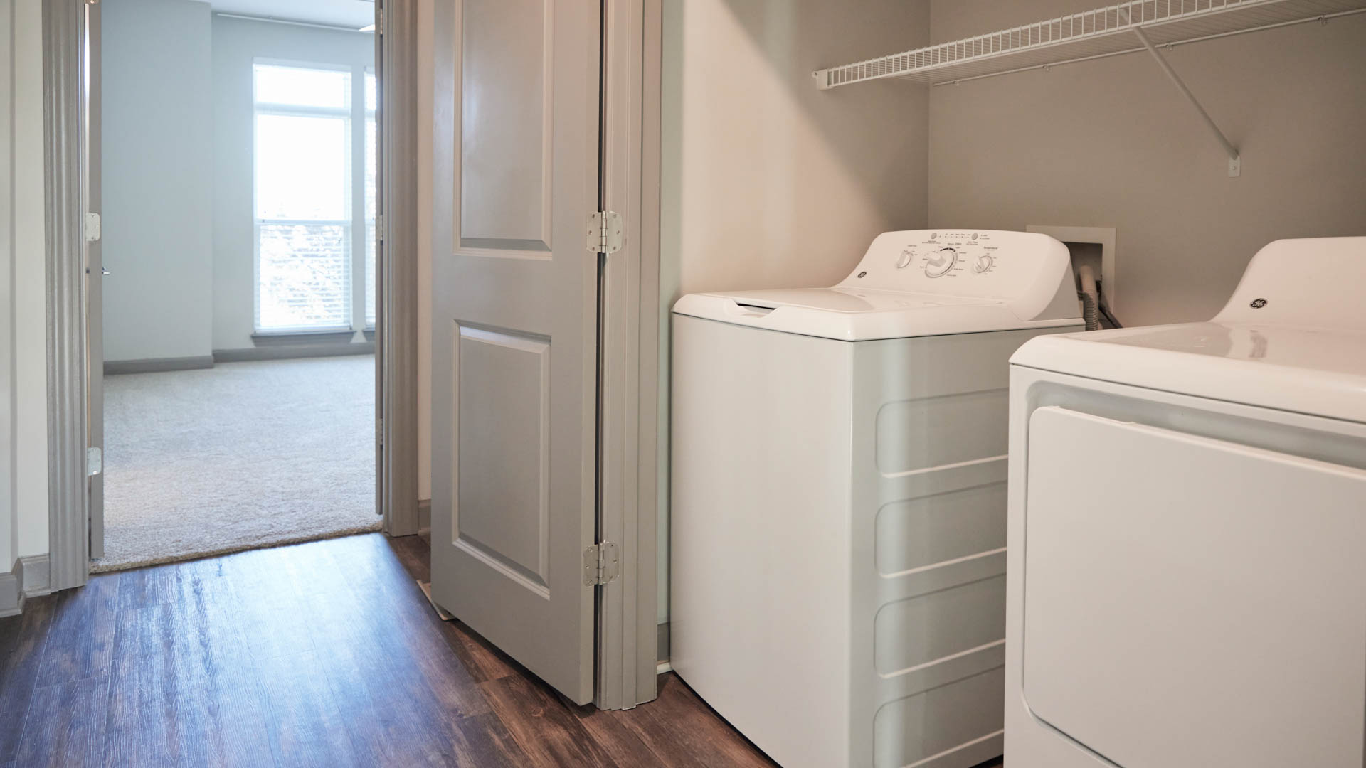 Laundry room at Juniper Sandy Springs Apartments