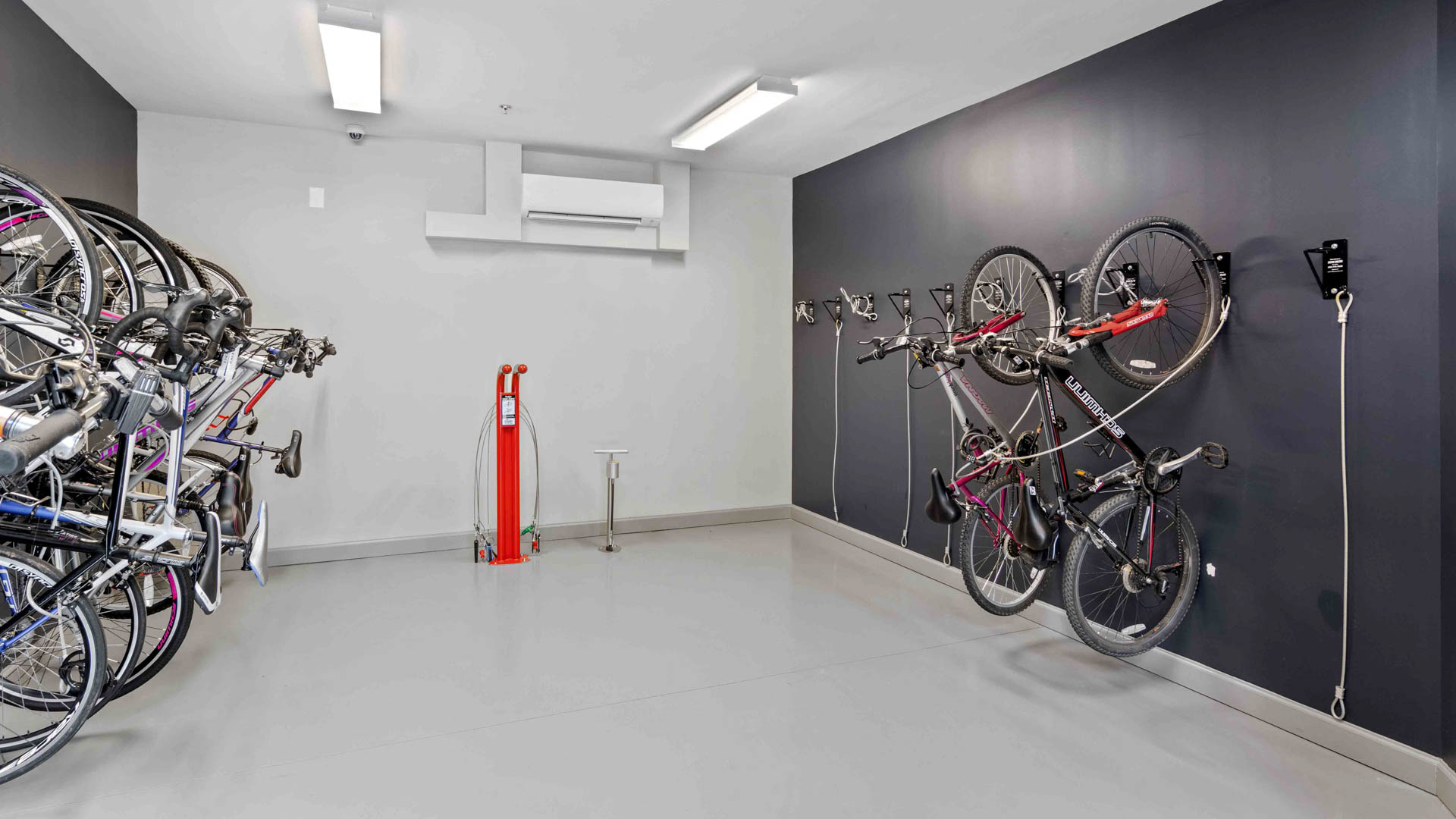 Bike room at Juniper Sandy Springs Apartments