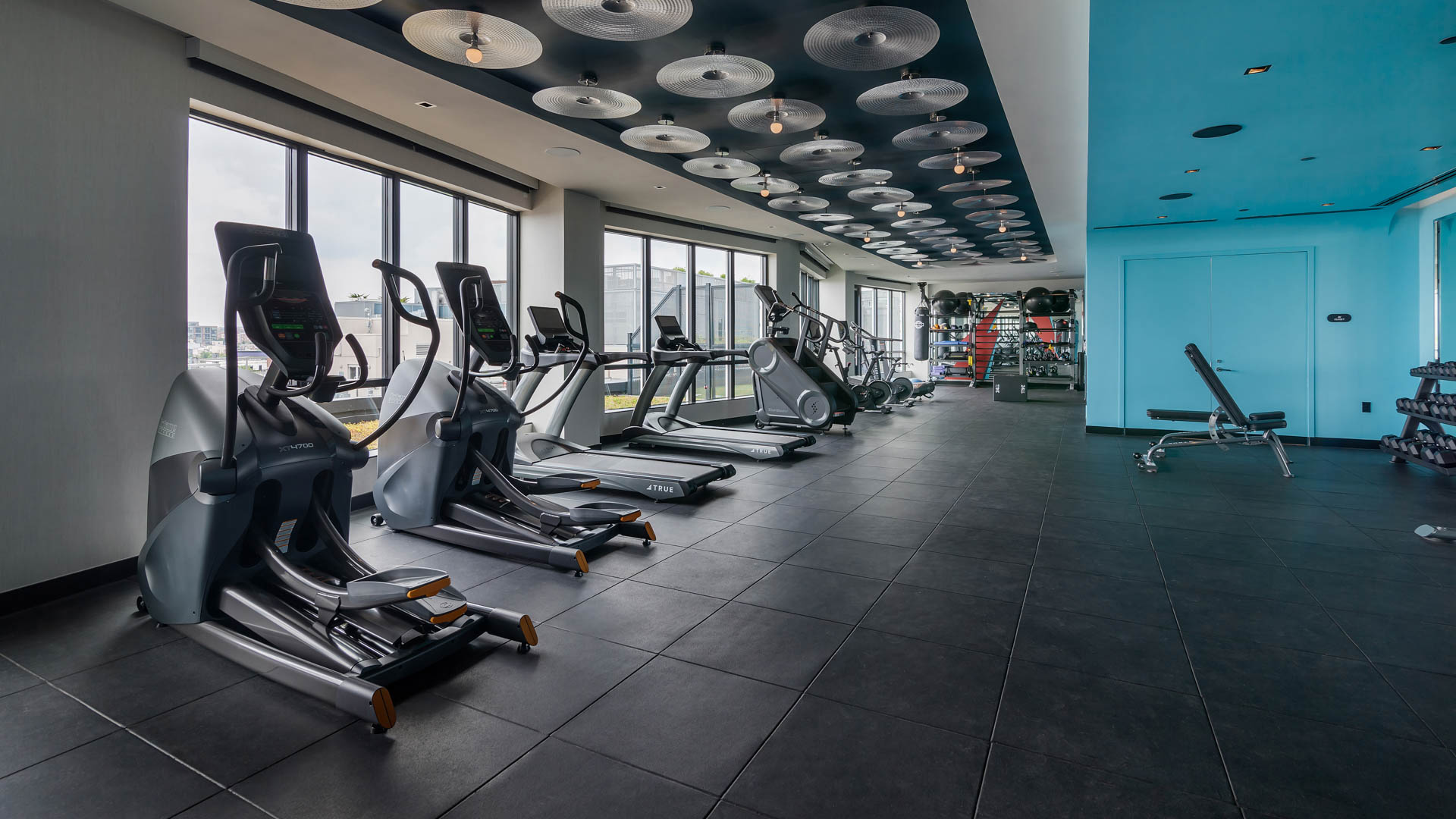 Gym at Reverb Apartments (2 of 2)