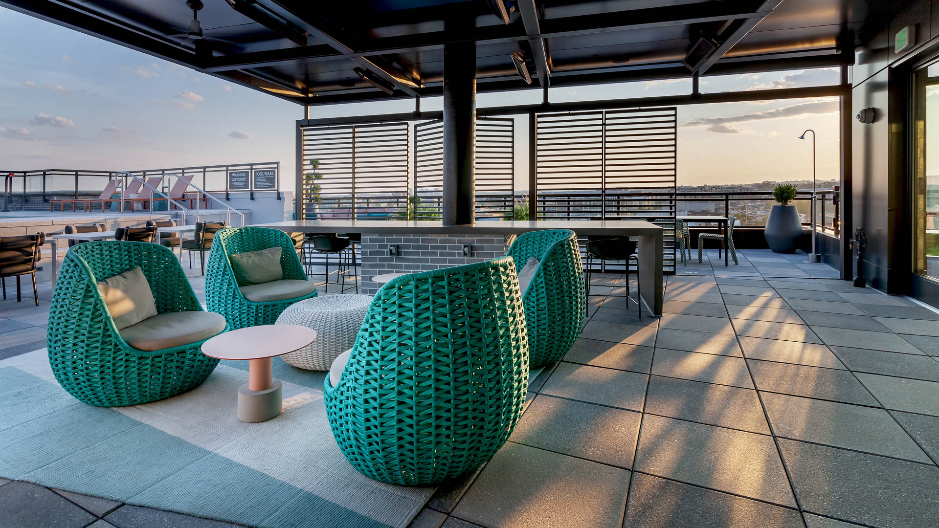 Roof deck at Reverb Apartments (2 of 3)