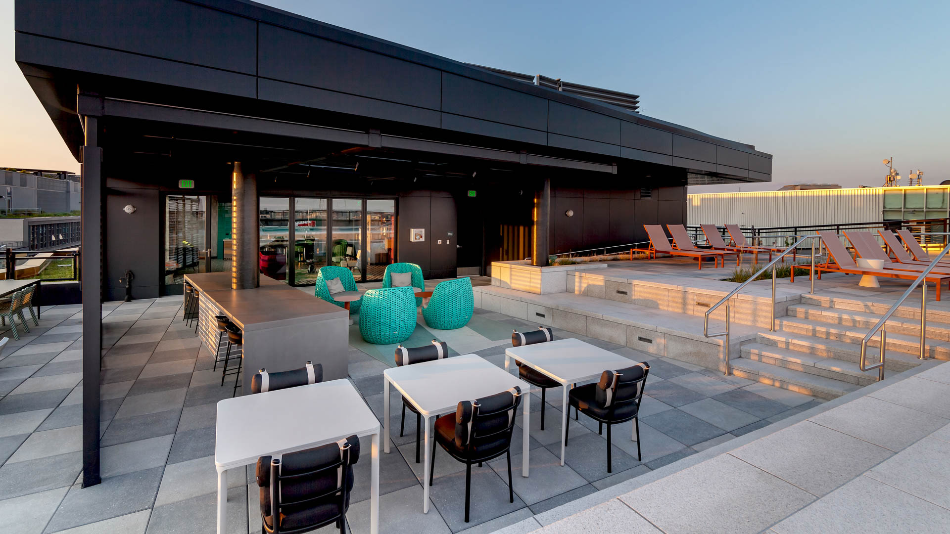Roof deck at Reverb Apartments (1 of 3)