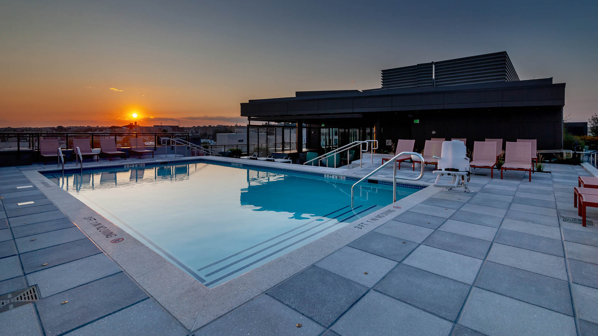 Pool at Reverb Apartments