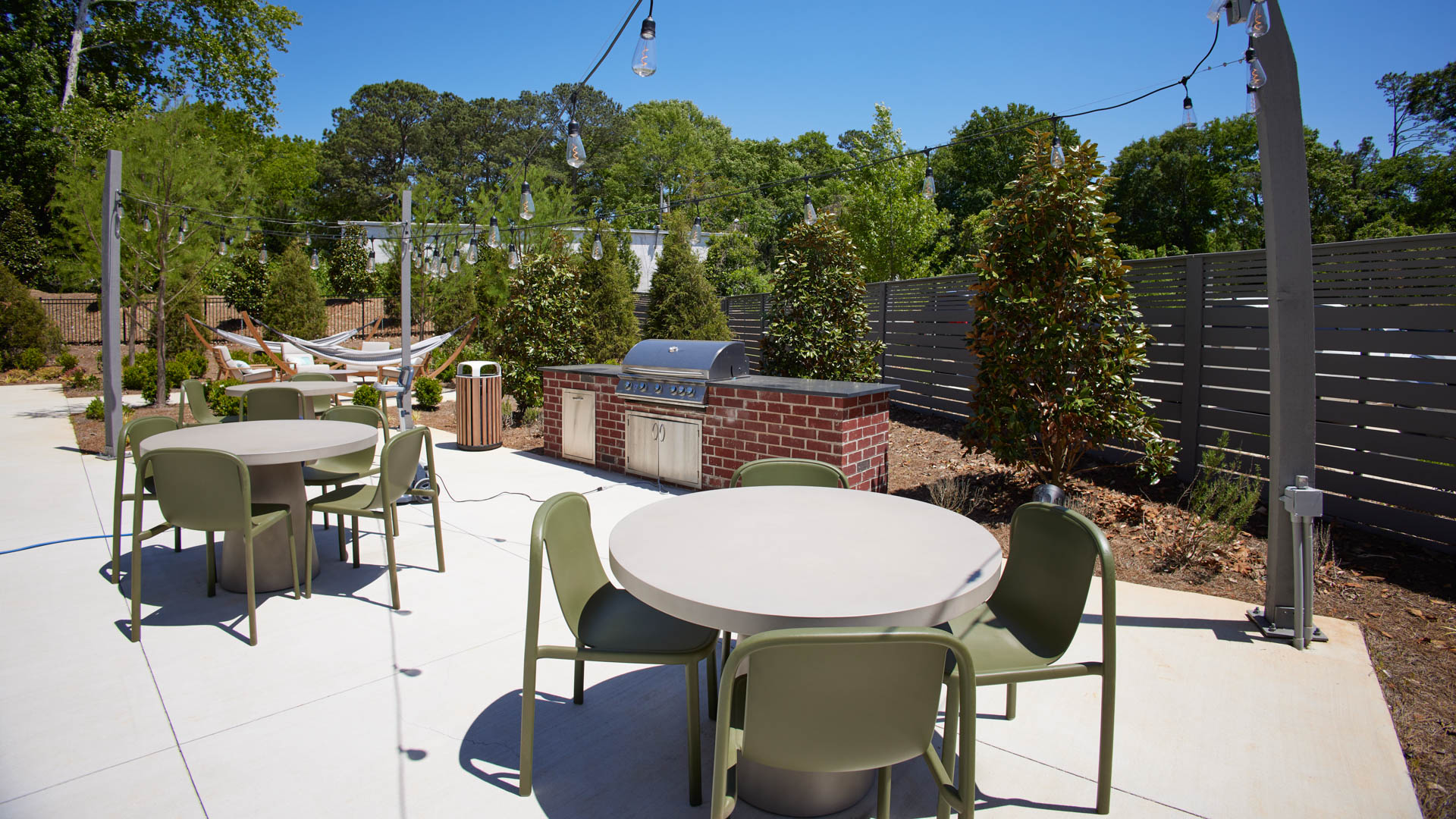 Grill area at The Penman Apartments