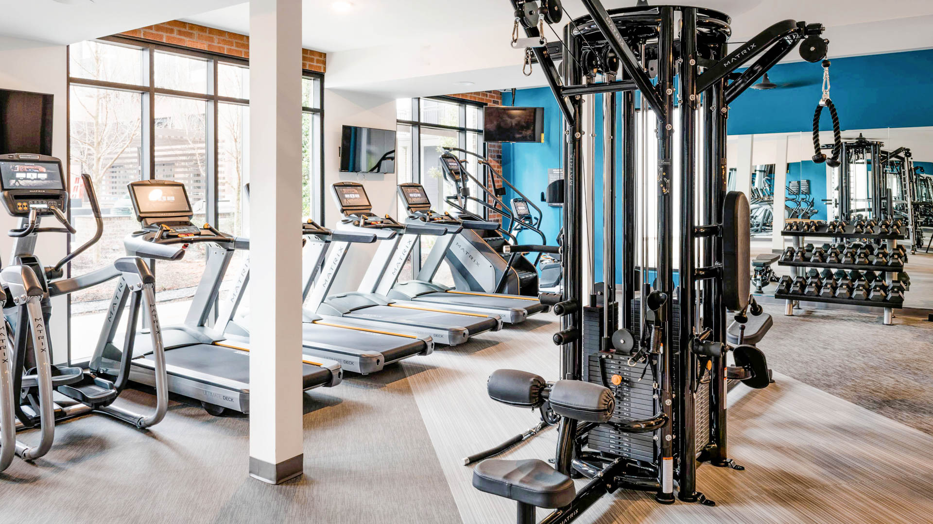 Gym at The Baxter Apartments (1 of 2)