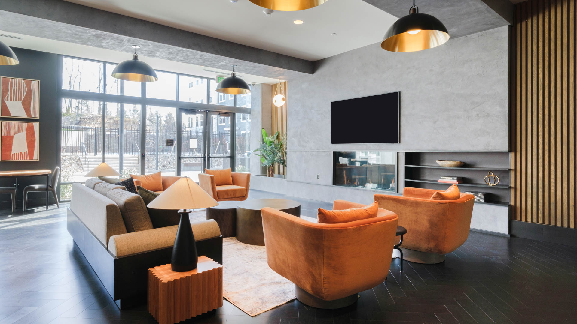 Lounge at Alexan Harrison Apartments (3 of 8)