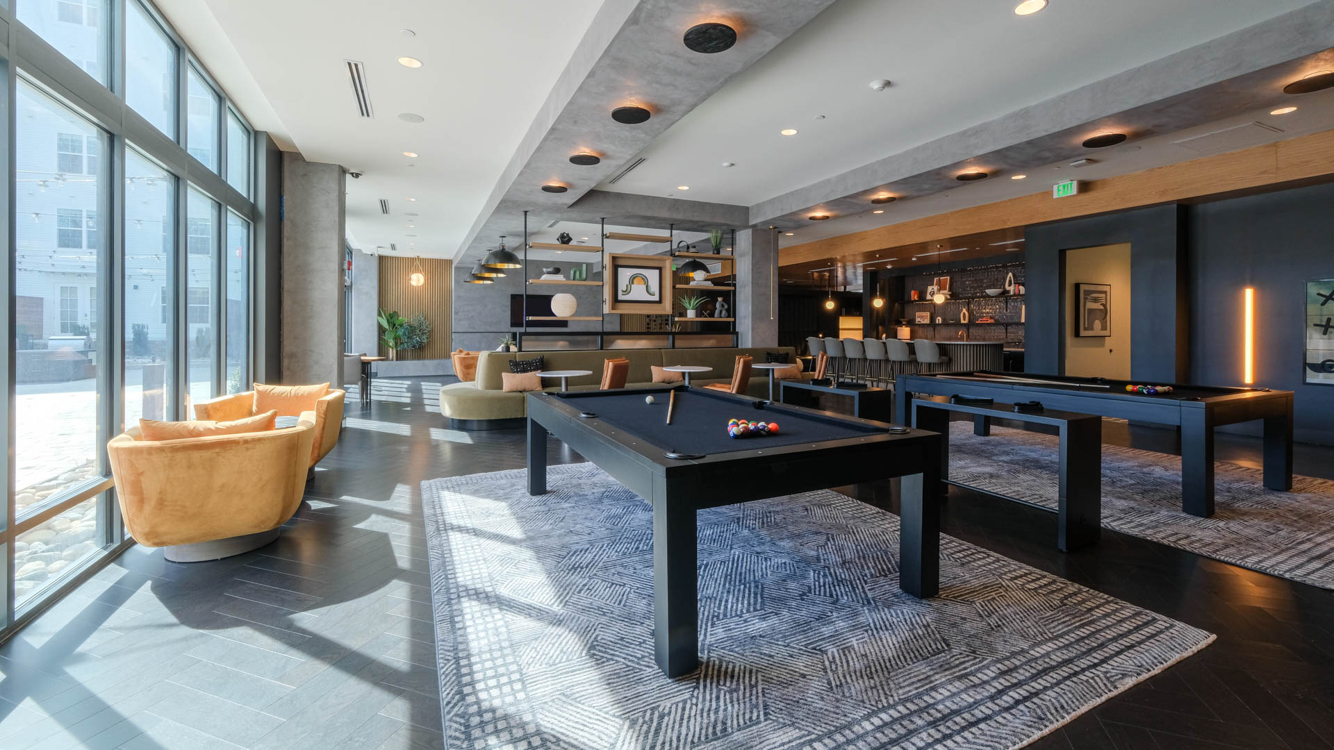Lounge at Alexan Harrison Apartments (5 of 8)