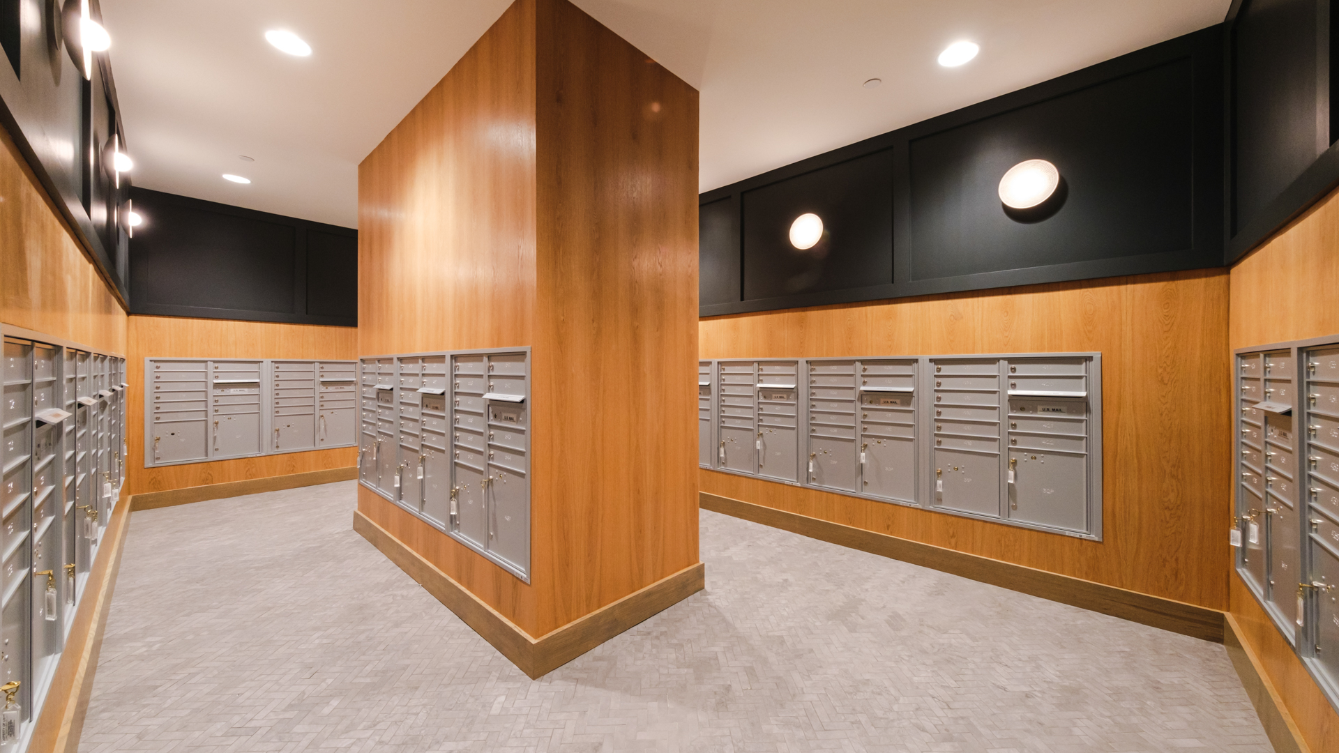 Mailroom at Alexan Harrison Apartments (1 of 2)