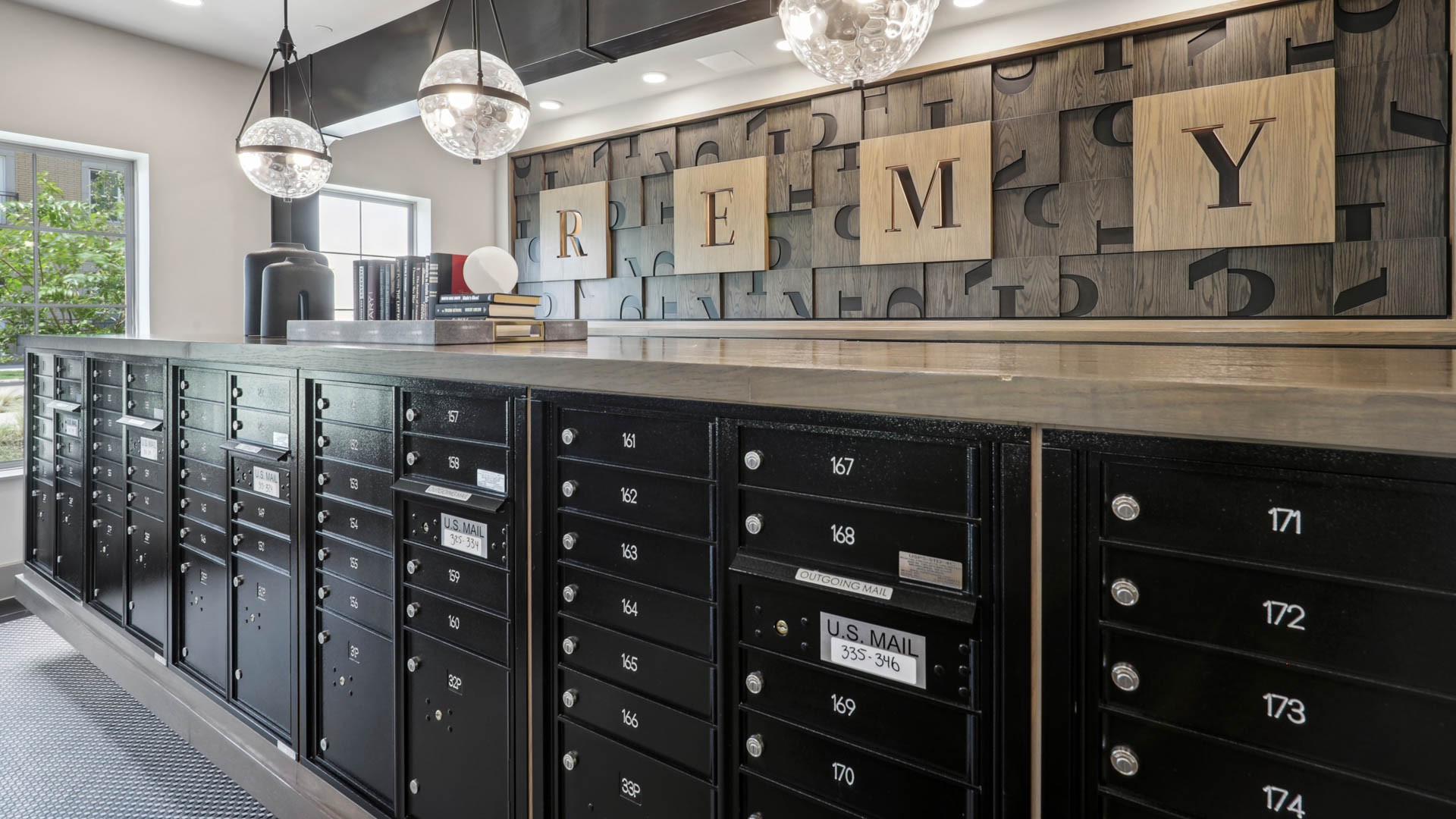 Mailroom at Remy Apartments