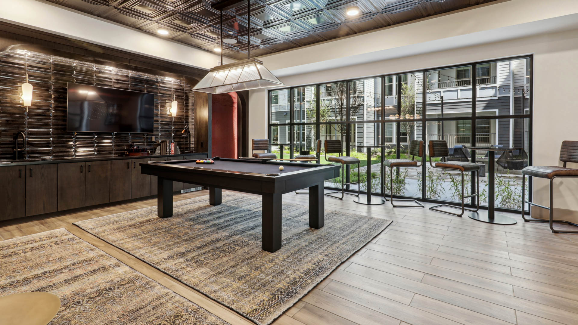 Game room at Remy Apartments