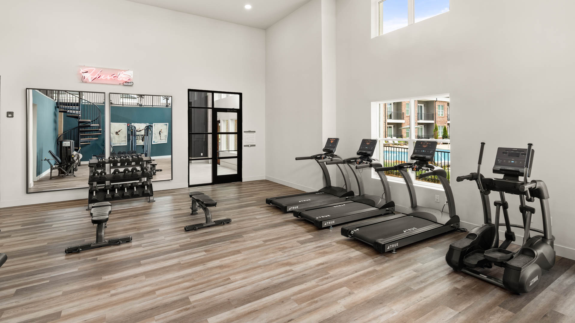 Gym at Richmond Row Apartments (1 of 3)