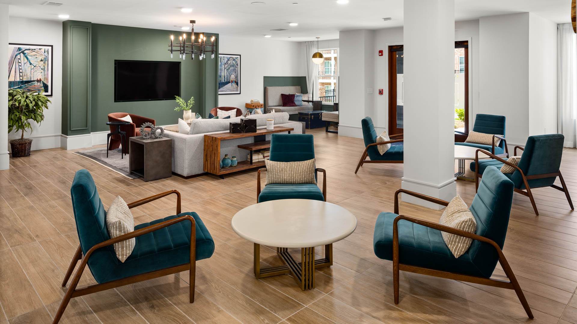 Lounge at Richmond Row Apartments (3 of 3)