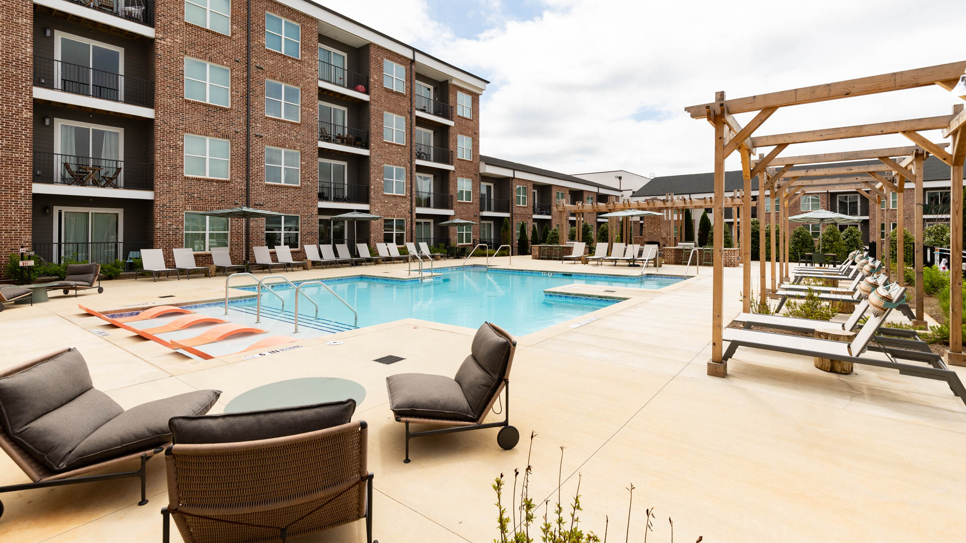 Pool at Richmond Row Apartments (2 of 3)