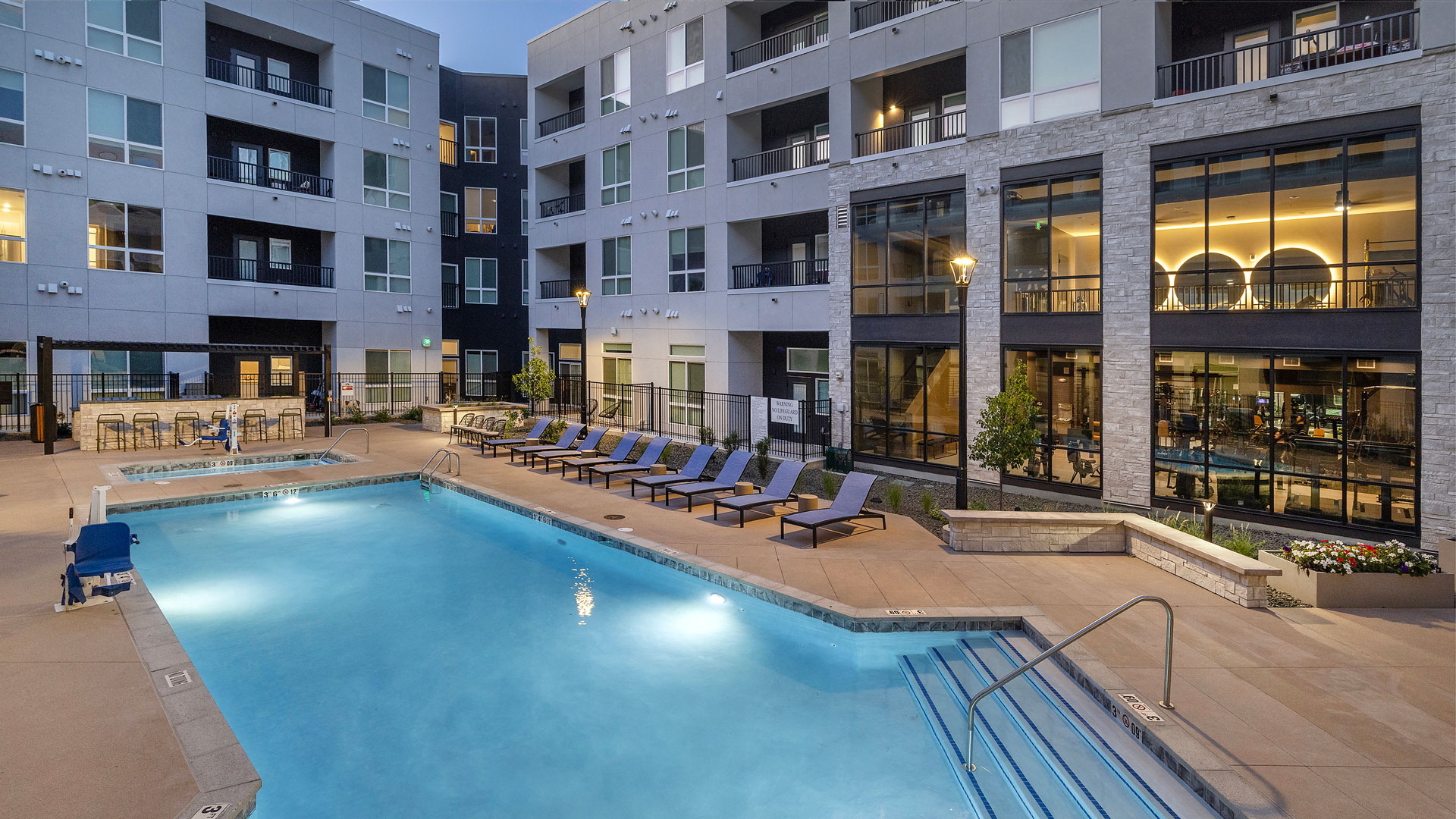 Pool at JADE Beeler Park Apartments (3 of 4)