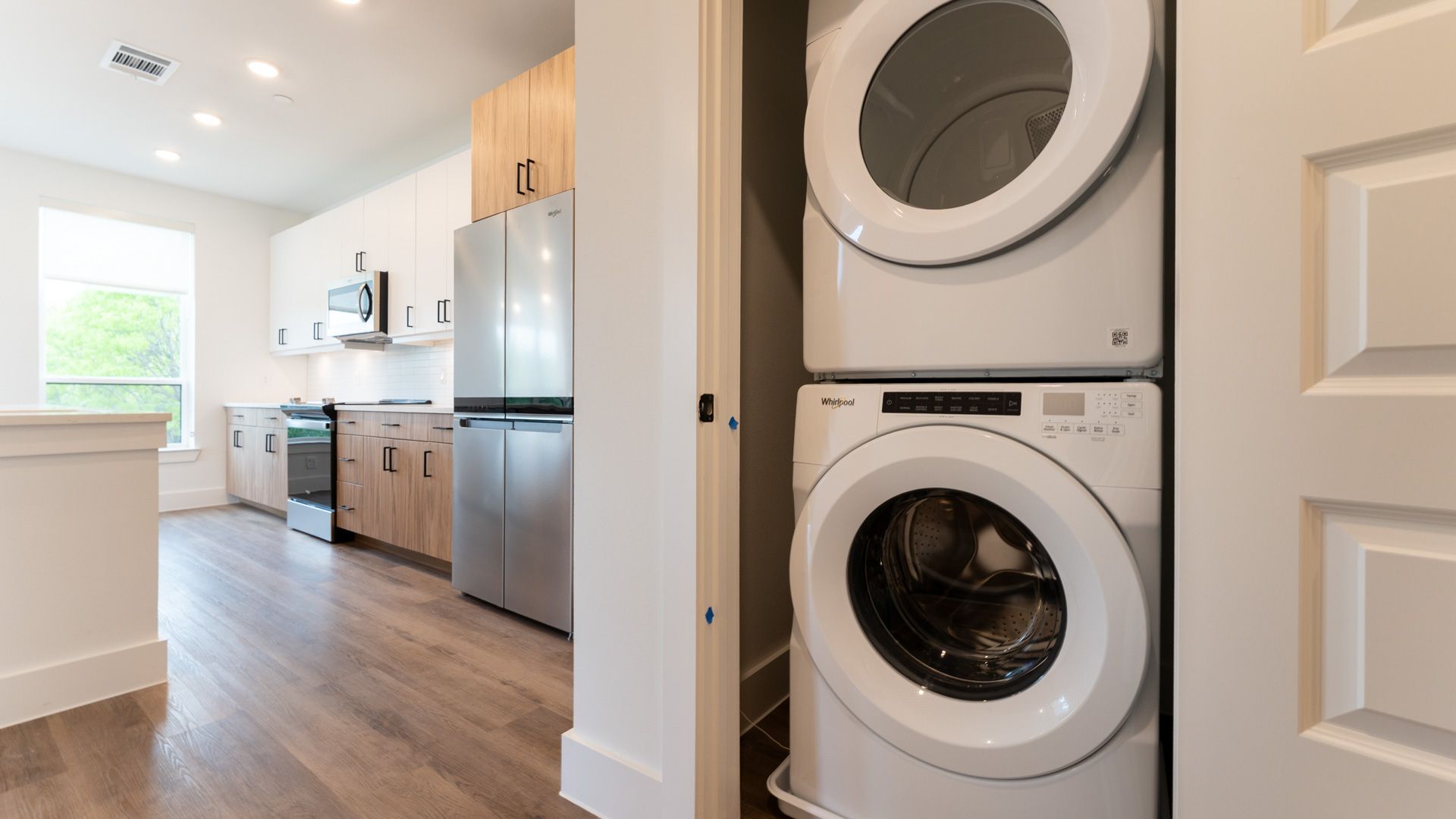 Laundry room at Lyle Apartments