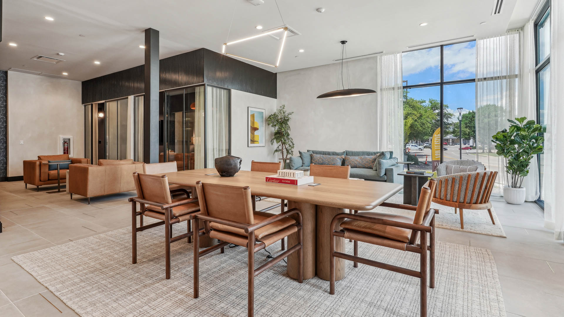 Work space at Lyle Apartments
