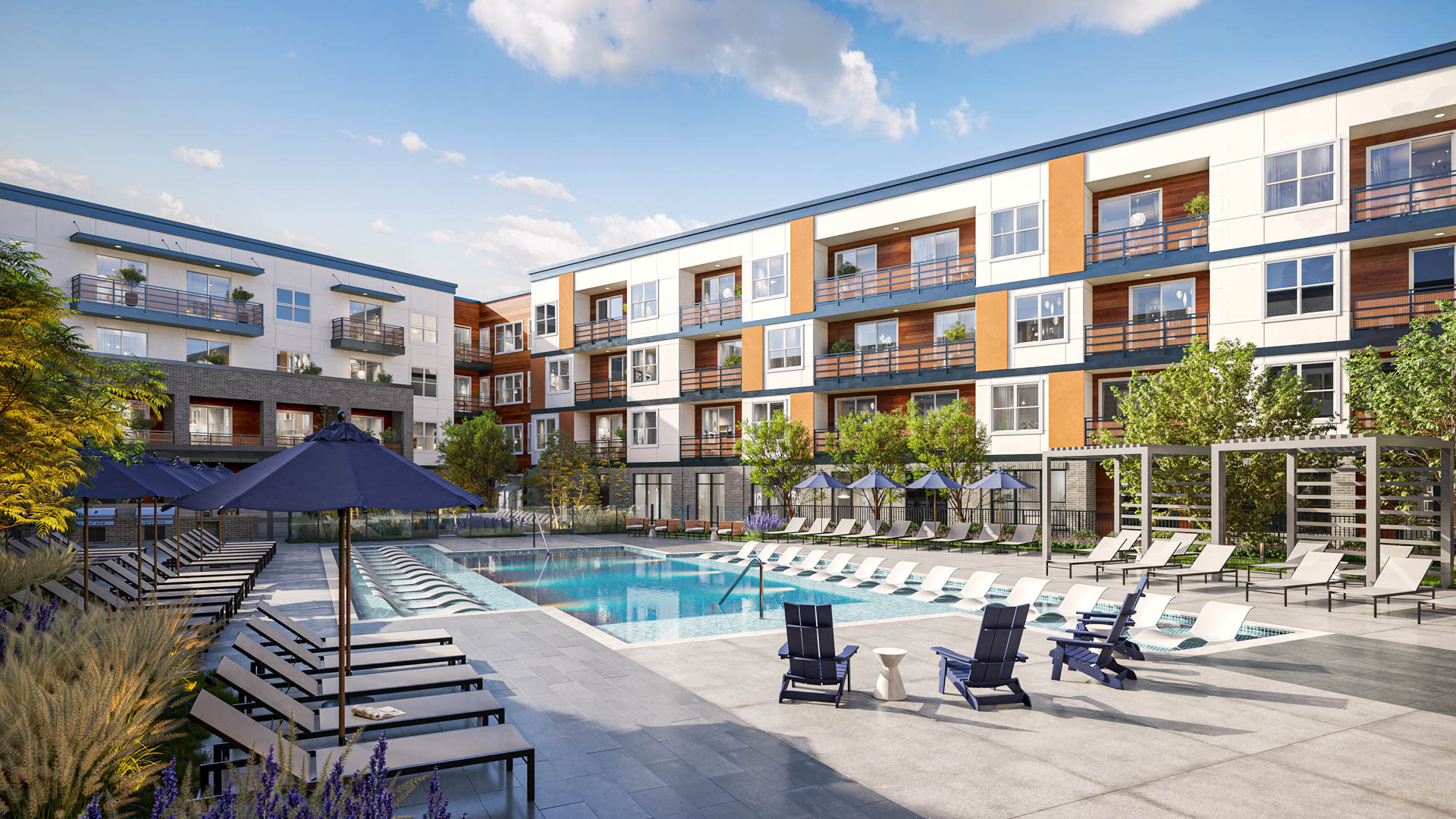Pool at The Sadie Apartments
