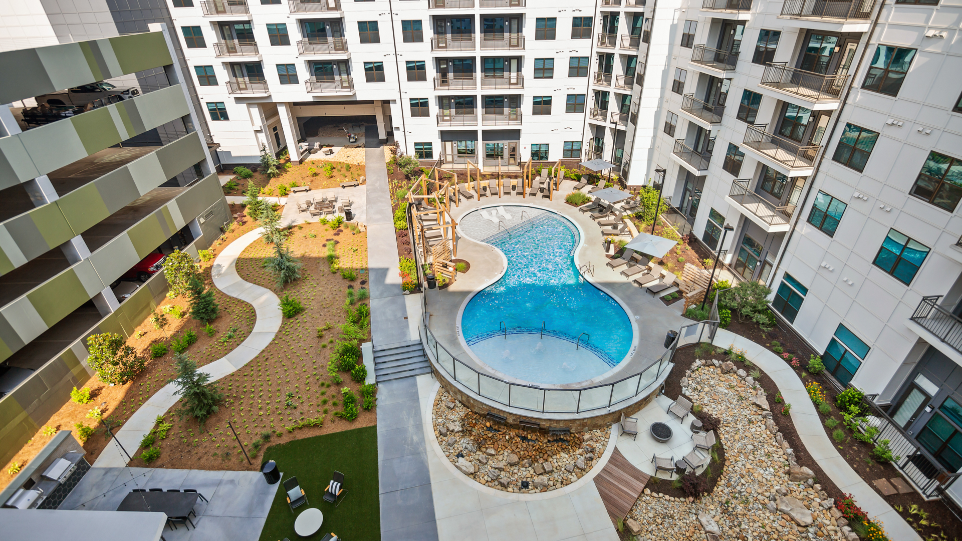 Pool at Iris O4W Apartments (2 of 2)