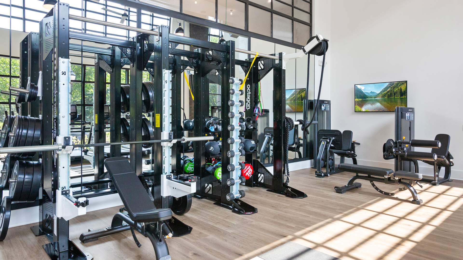 Gym at Iris O4W Apartments (3 of 4)