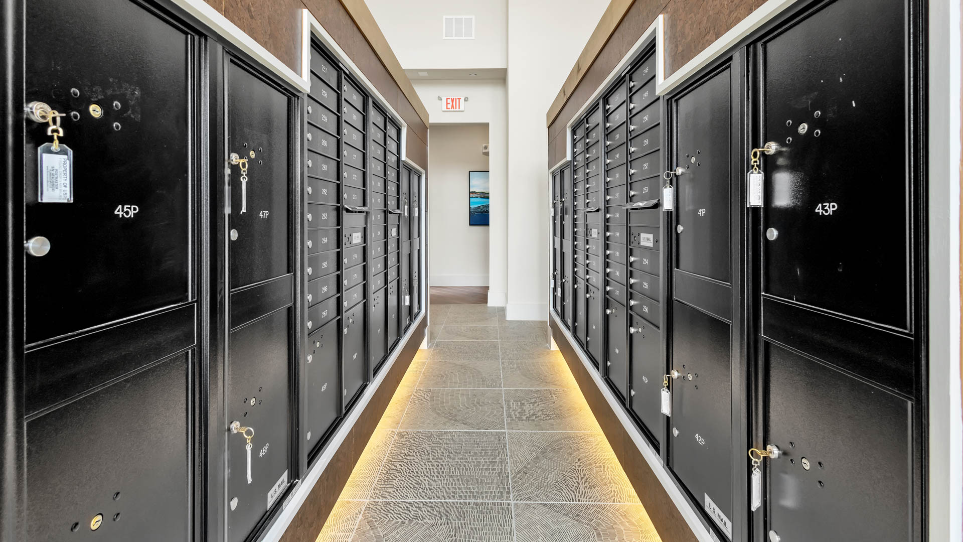 Mailroom at Trailwinds Grapevine Apartments