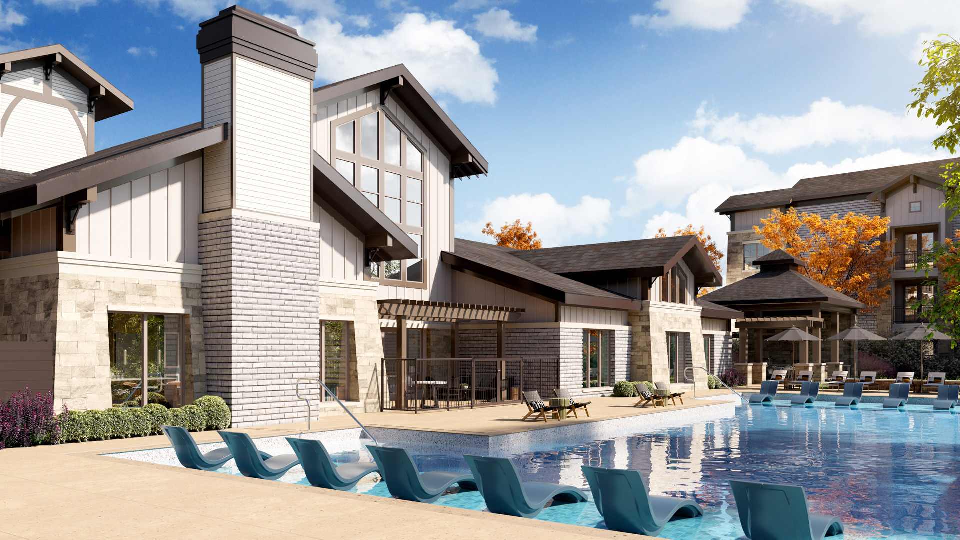 Pool at Trailwinds Grapevine Apartments (2 of 3)