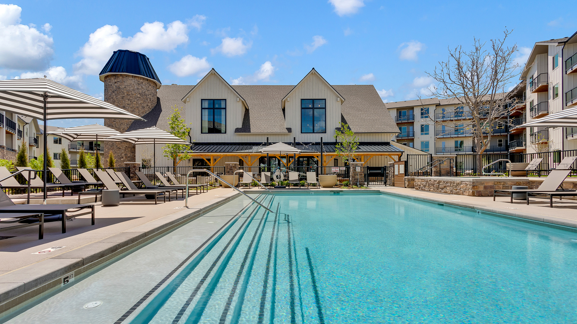Pool at White Fence Farm Apartments (2 of 3)