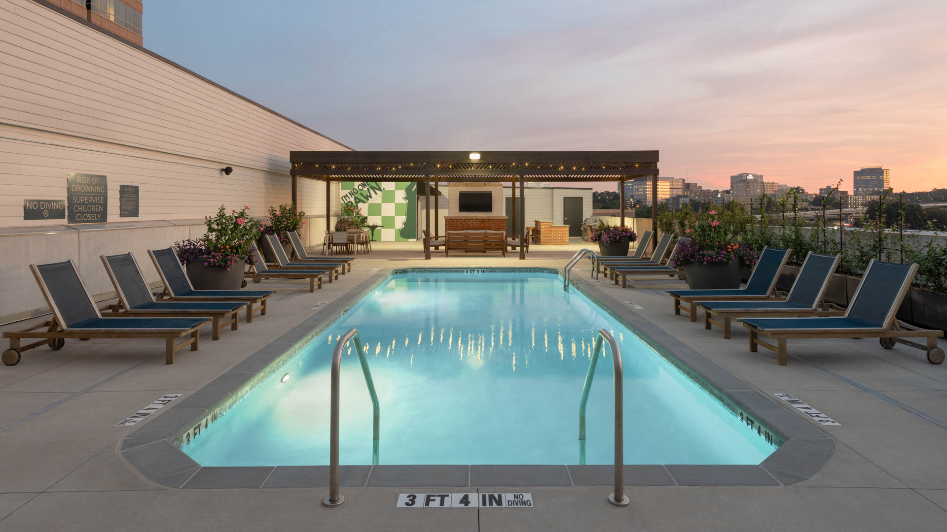 Pool at The Bishop Apartments (2 of 2)