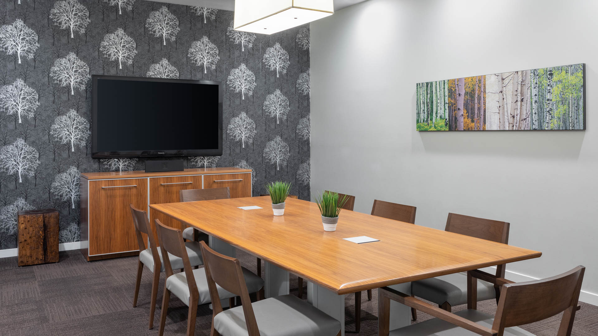 Work space at Arbour Square Apartments