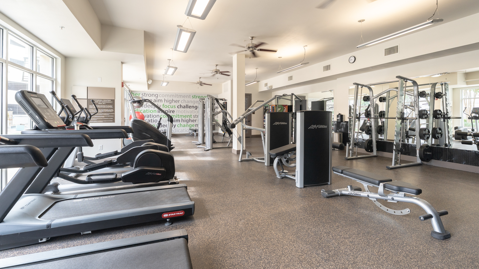 Gym at Union at Carrollton Square Apartments (4 of 4)