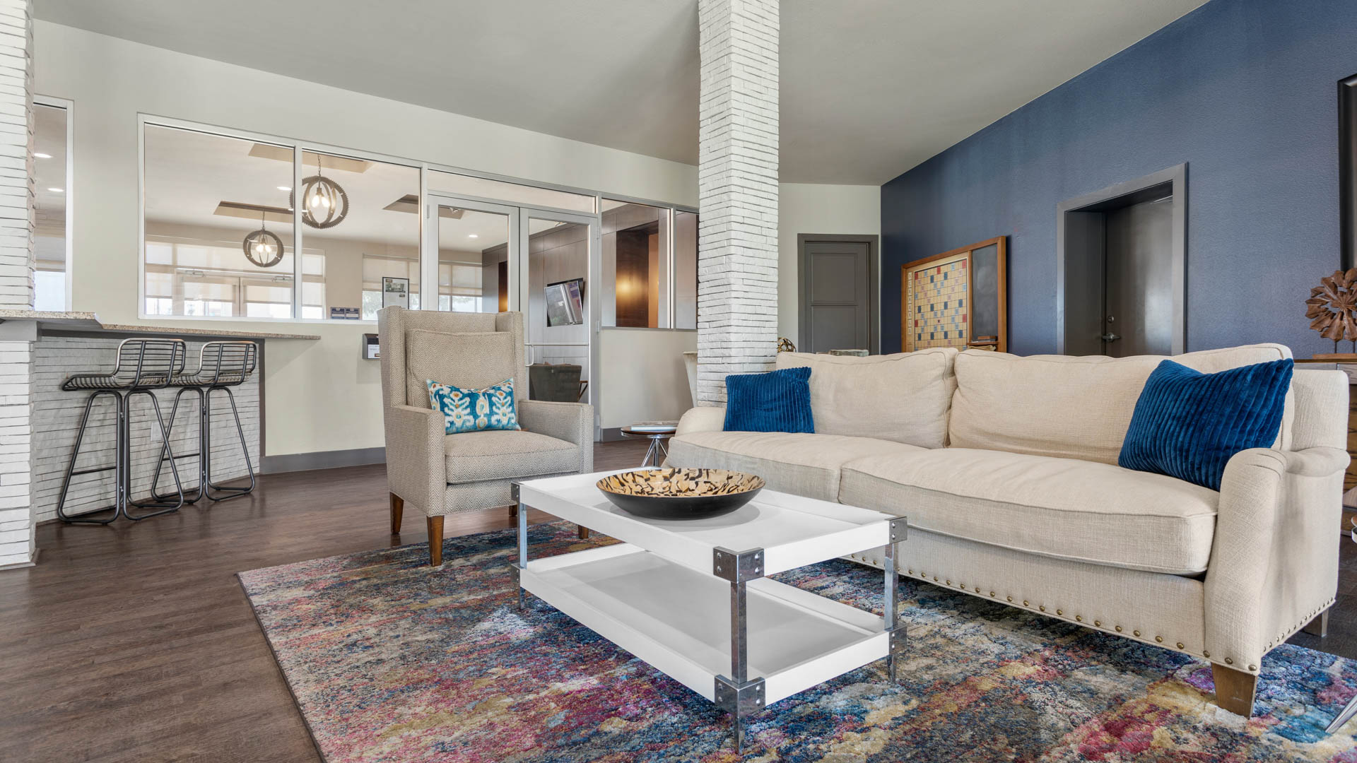 Lounge at Union at Carrollton Square Apartments (1 of 3)