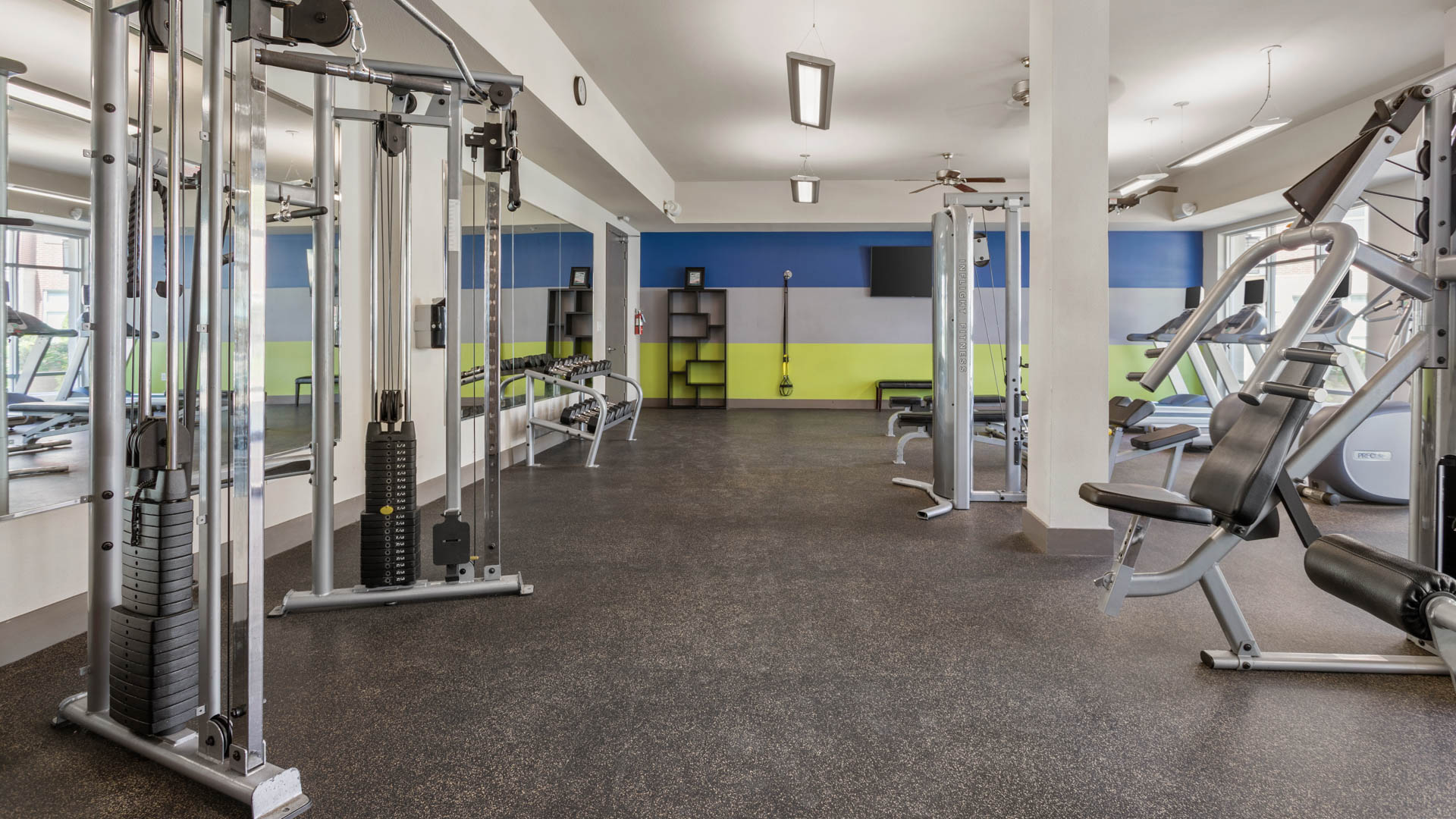 Gym at Union at Carrollton Square Apartments (1 of 4)