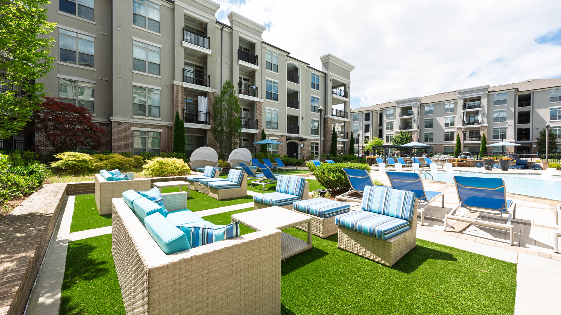 Pool at The View at Woodstock Apartments (3 of 3)