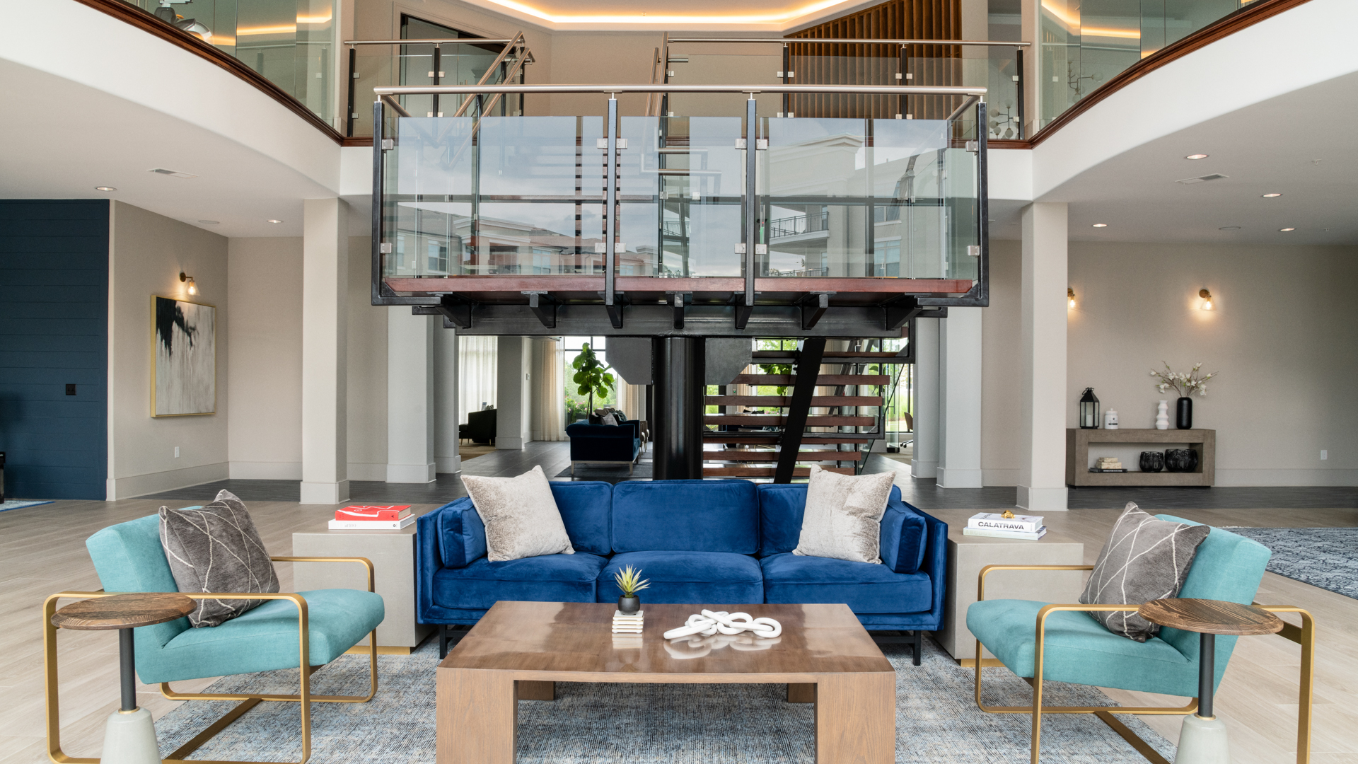 Lobby at The View at Woodstock Apartments (1 of 3)