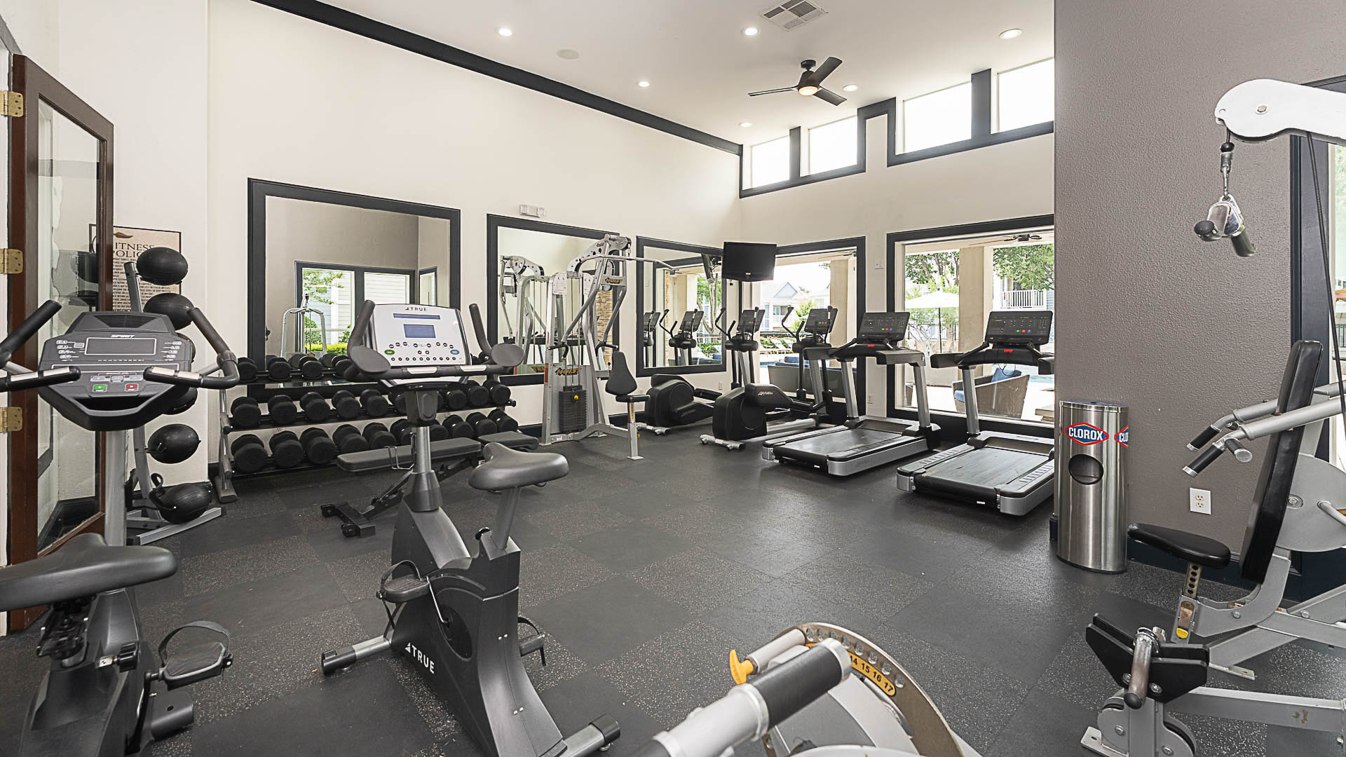 Gym at Kia Ora Park Apartments