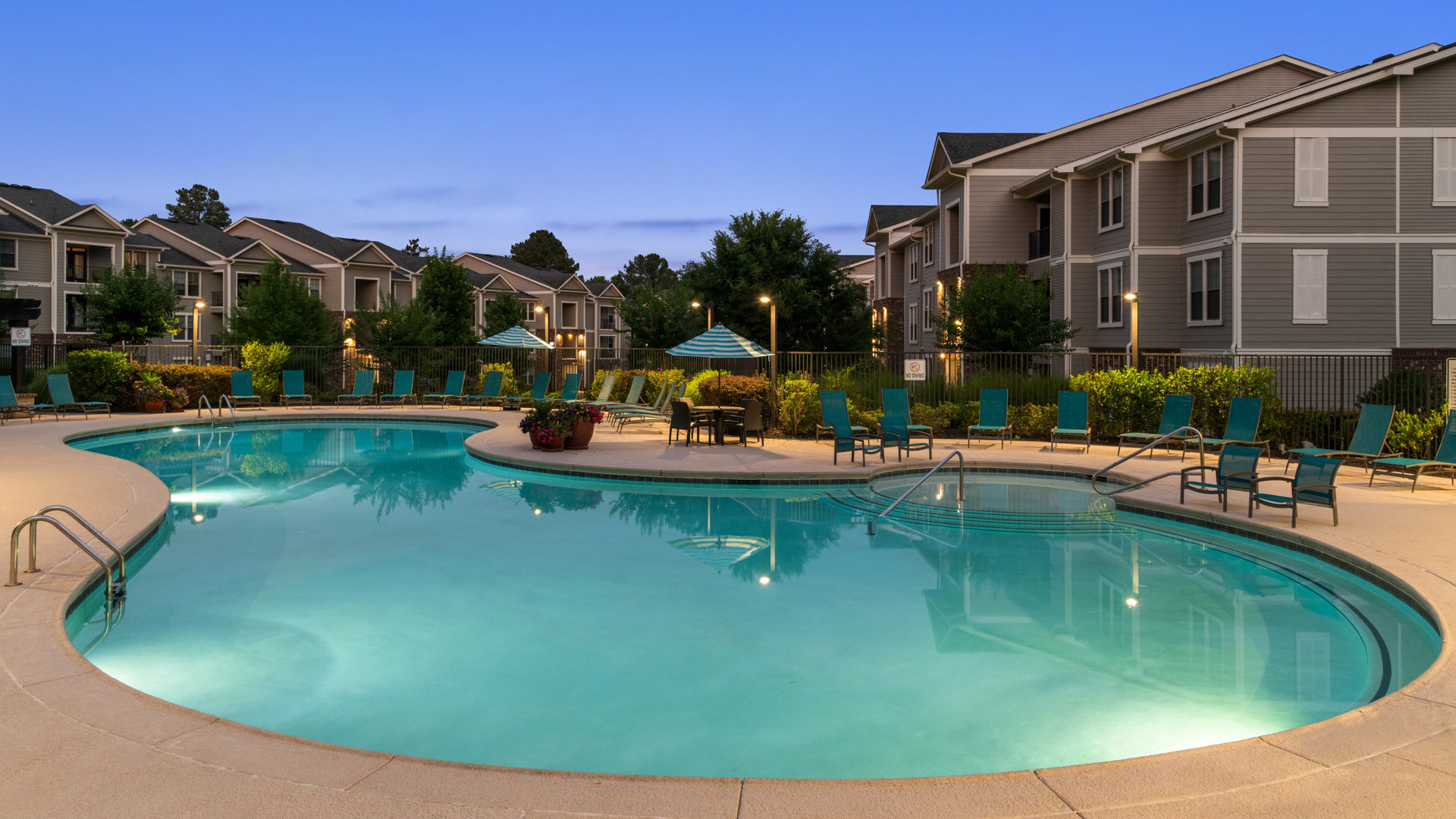 Pool at Station 92 Apartments