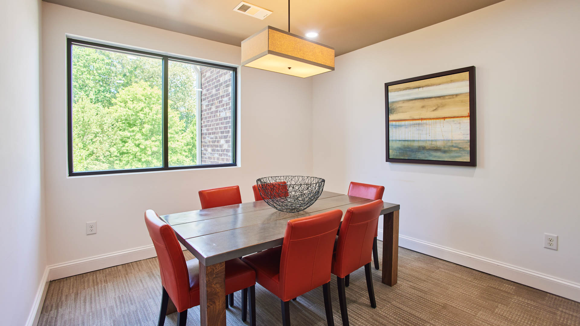 Work space at Station 92 Apartments