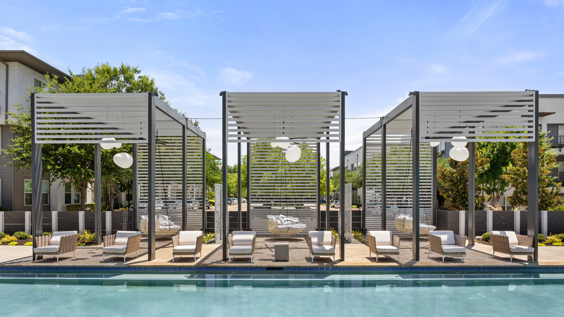 Pool at Crest at Park Central Apartments (3 of 4)