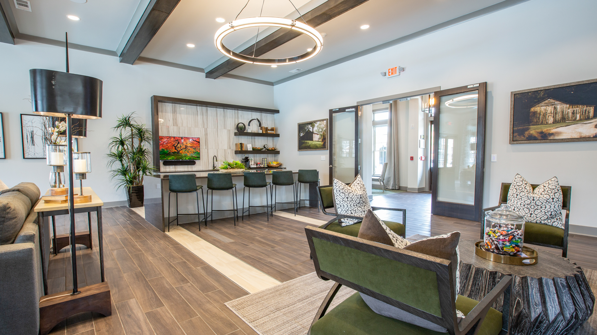 Lobby at Sixes Ridge Apartments