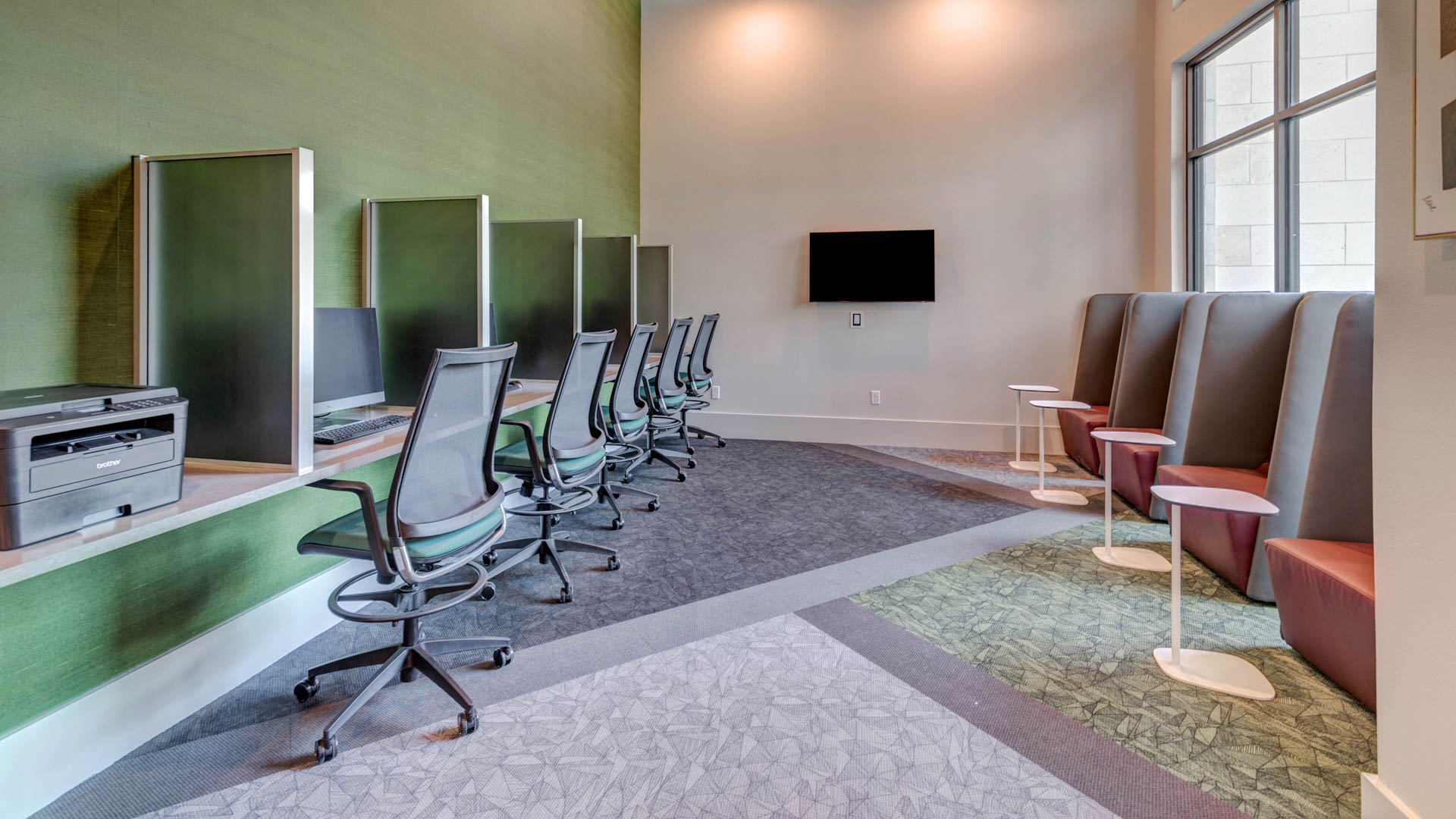 Work space at Ayla Stonebriar Apartments