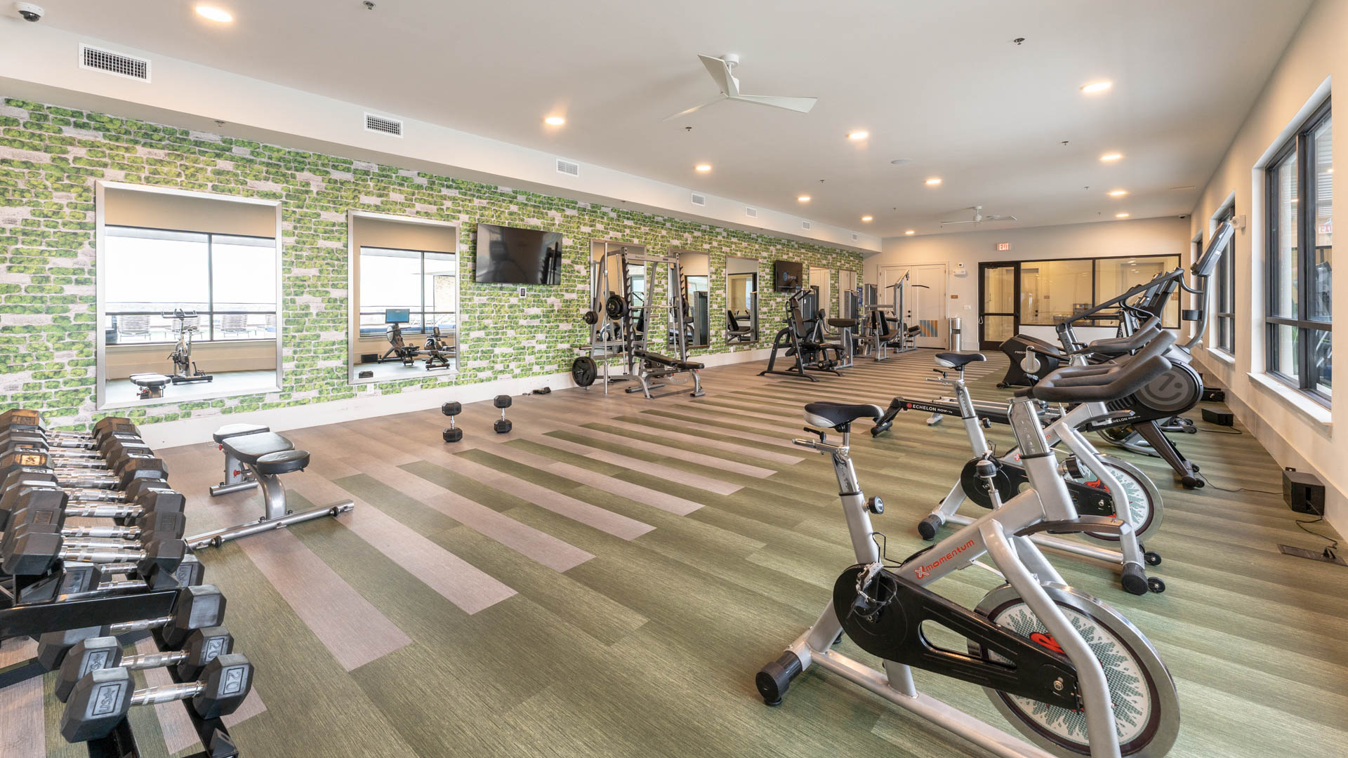 Gym at Ayla Stonebriar Apartments (1 of 2)