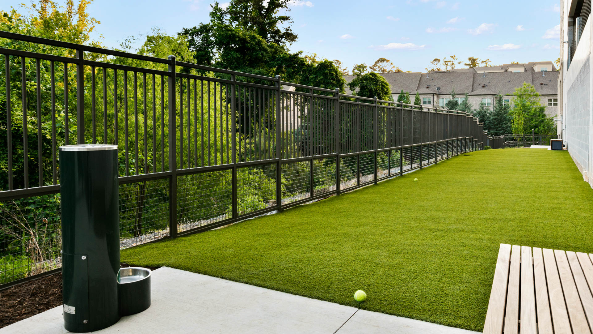 Dog park at Stillhouse Vinings Apartments