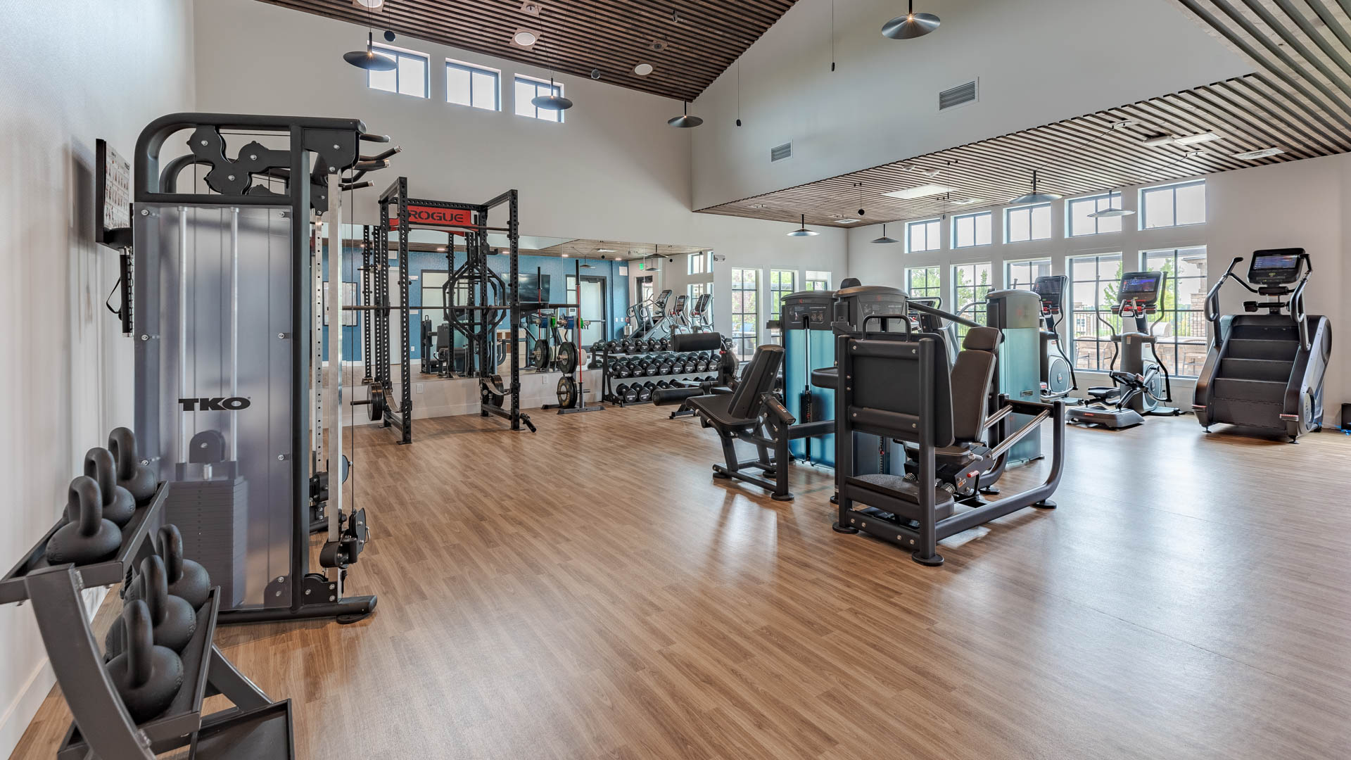 Gym at Aventine Littleton Apartments (1 of 2)