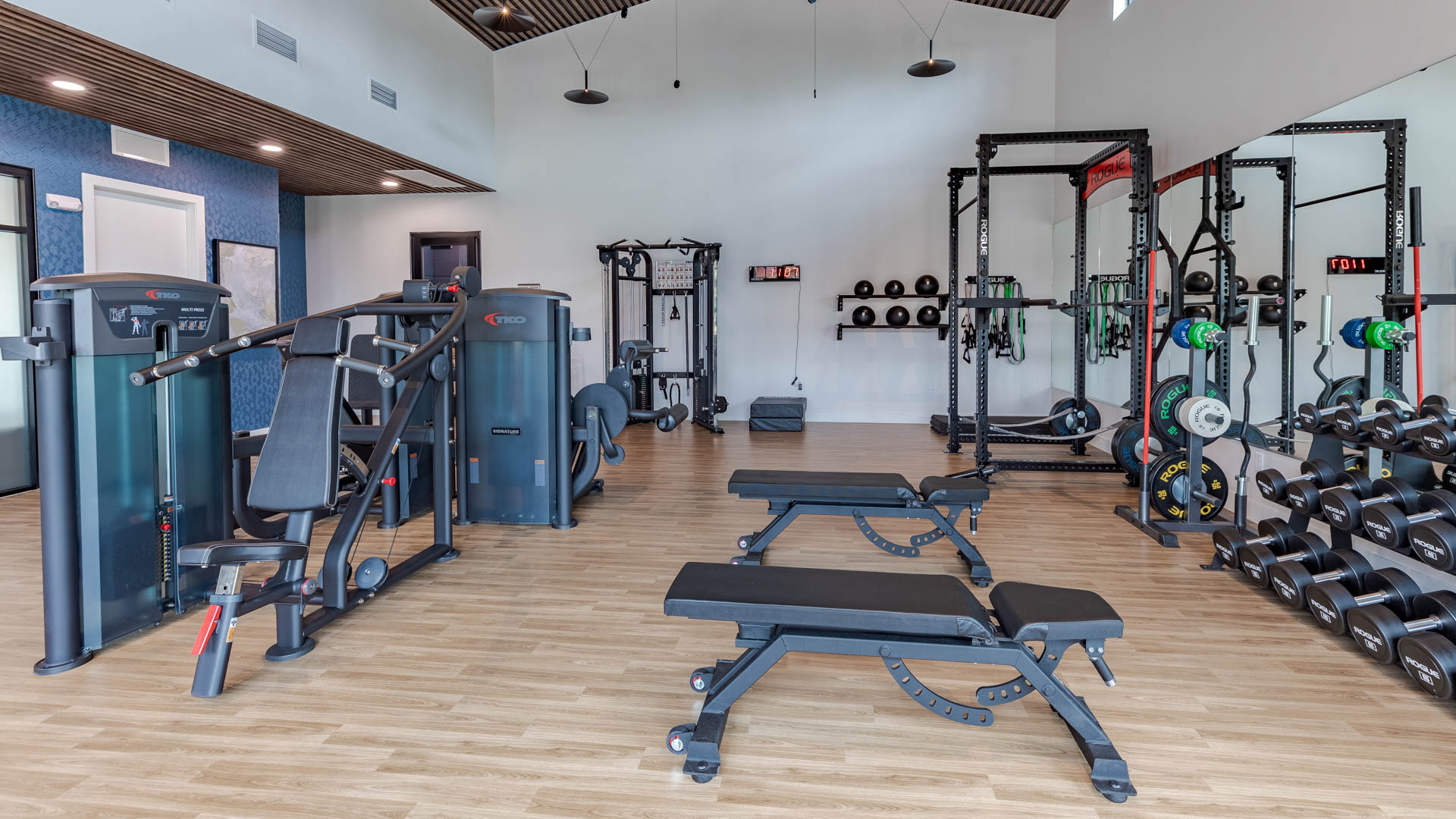 Gym at Aventine Littleton Apartments (2 of 2)