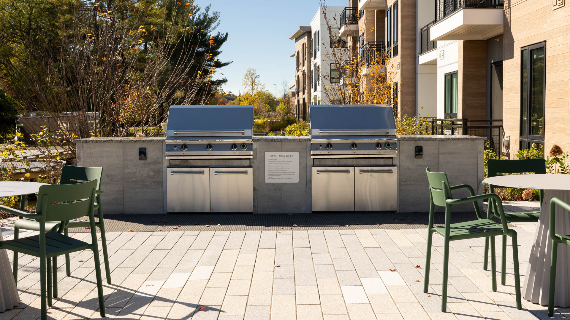 Grill area at The Basin Apartments (2 of 2)