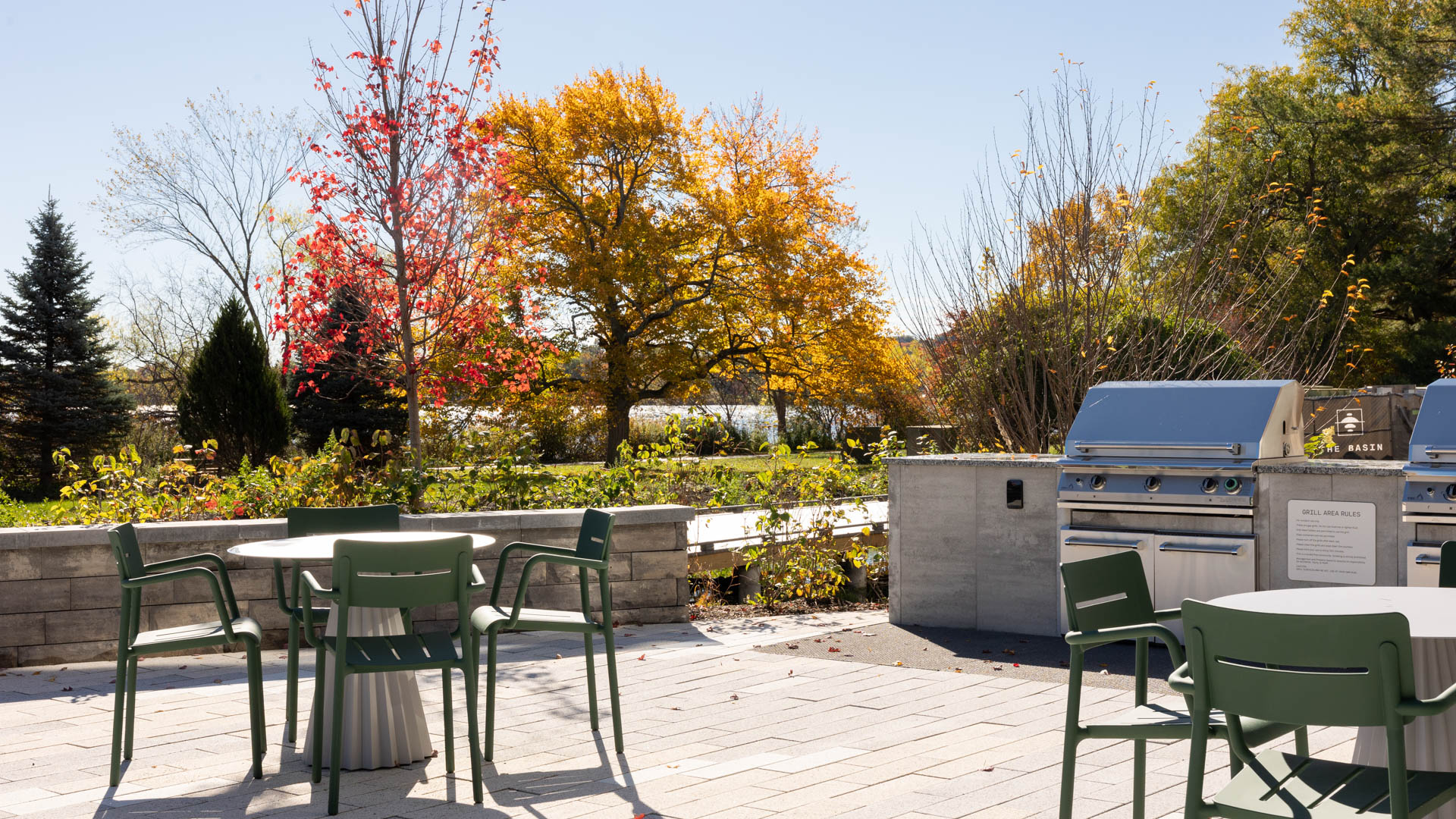 Grill area at The Basin Apartments (1 of 2)