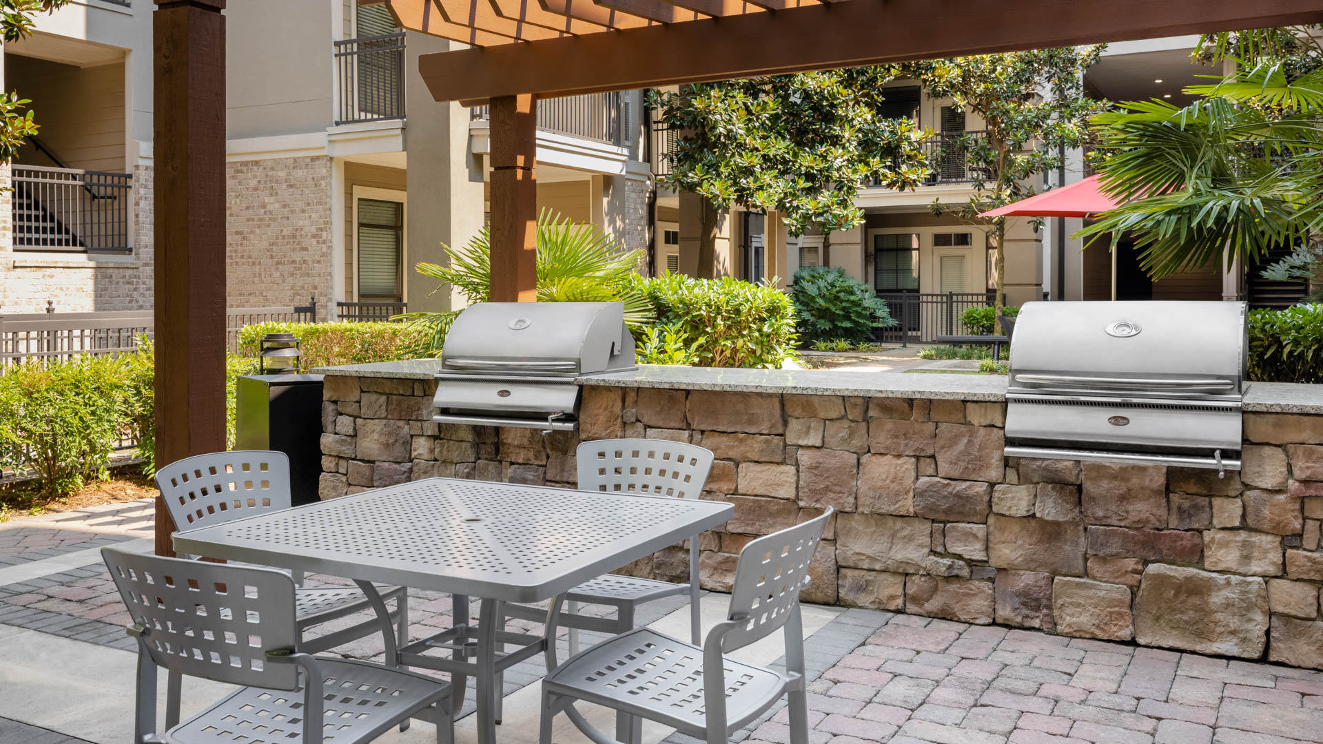 Grill area at The Drexel Collective Apartments (1 of 2)