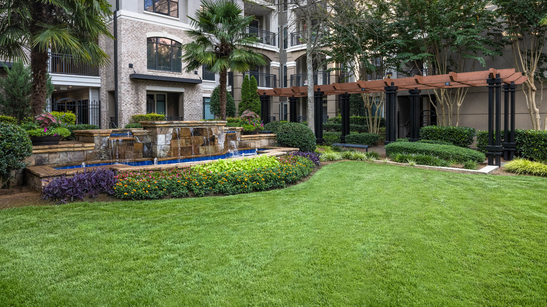 Courtyard at The Drexel Collective Apartments (2 of 2)