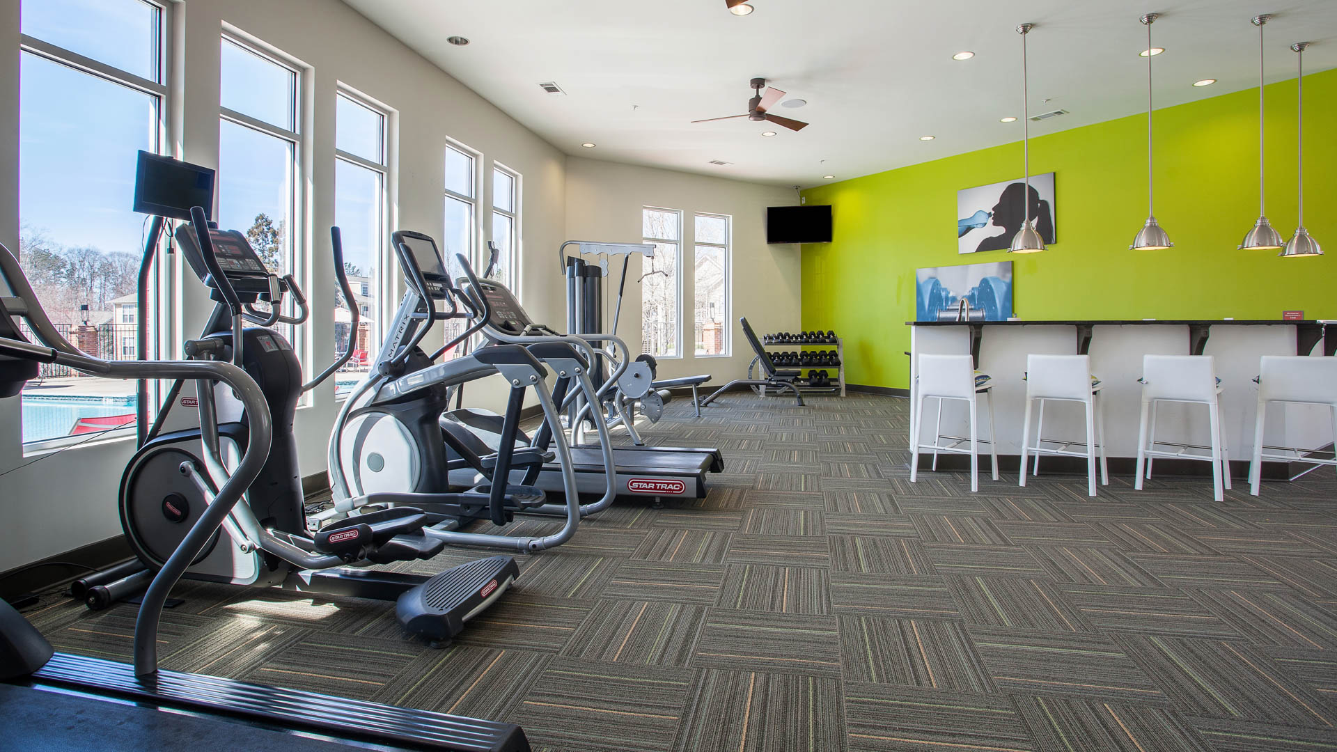 Gym at Lex Alpharetta Apartments (1 of 3)