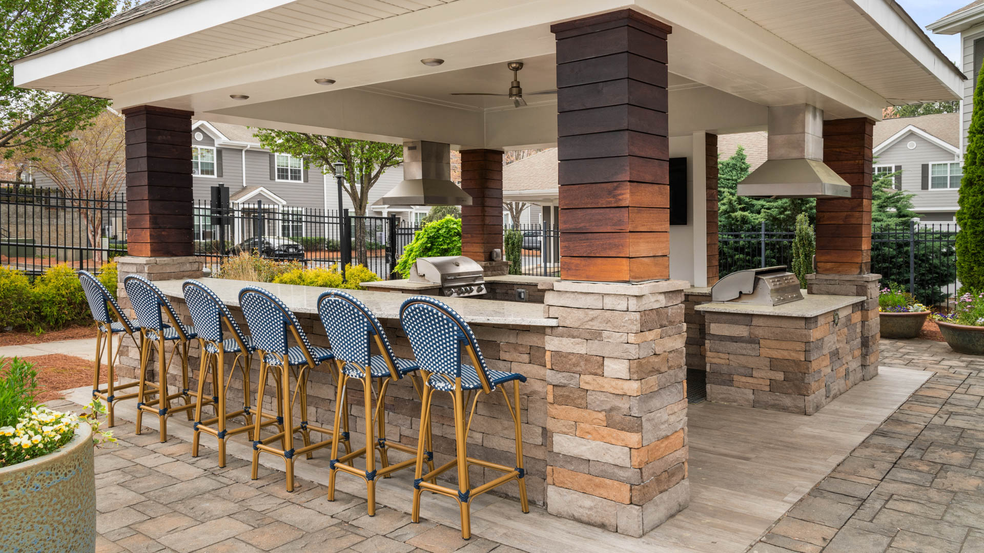 Grill area at Summit Crossing Apartments (4 of 4)